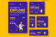 Travel Agency Web Banner Ads, an UI Kit Template by CreativeShaper (Thumbnail 4 of 4)