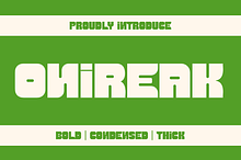Onireak - Condensed Font
