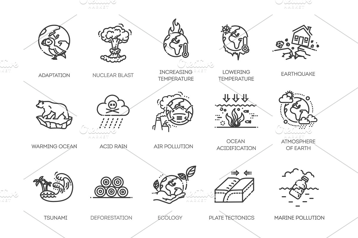 Climate Change or Global Warming, an Object Illustration by Tettygreen (Photo 3 of 3)