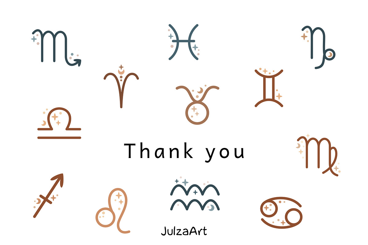 Zodiac baby collection, an Object Illustration by JulzaArt (Photo 10 of 10)