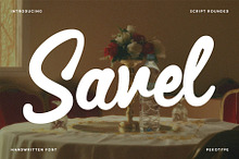 Savel - Rounded Script Font