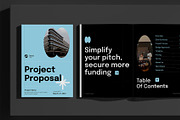 Blue Project Proposal, a Stationery Template by Neermana (Thumbnail 4 of 10)