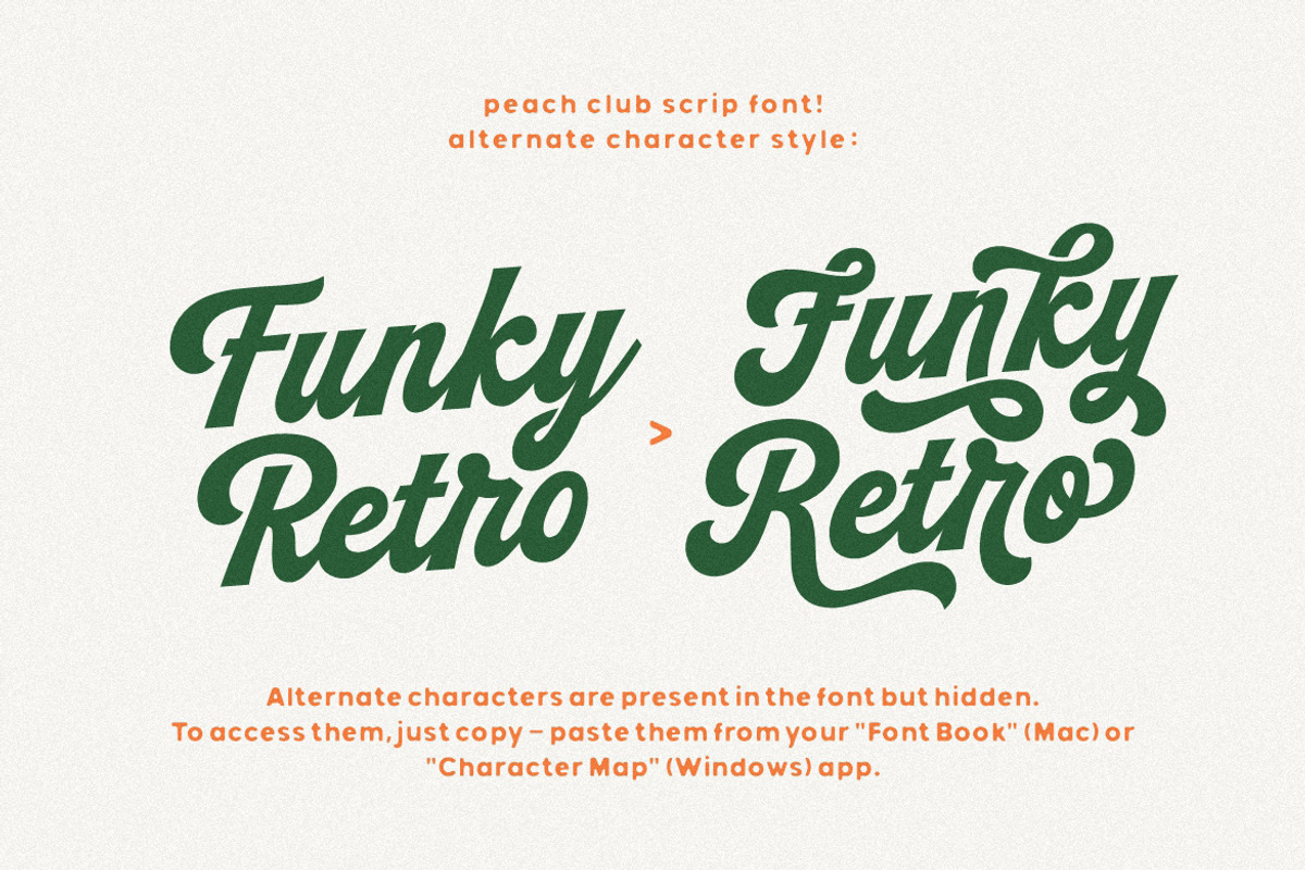 Peach Club Font, a Handwritten Font by HansCo Studio (Photo 10 of 12)