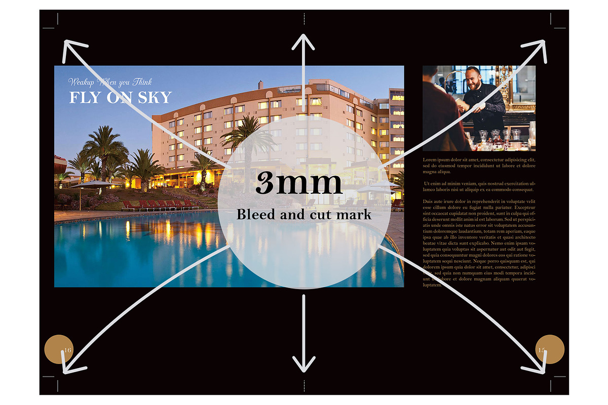 Flyon Brochure Photoshop Template, a Brochure Template by ORCOLOR (Photo 5 of 13)