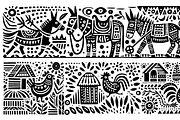 Vintage Transportation Folk Art, a Decorative Illustration by devastd (Thumbnail 12 of 28)