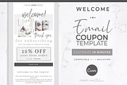 Canva & Mailchimp Template | Coupon, an Email Template by Thirty One Palms Studio (Thumbnail 1 of 7)