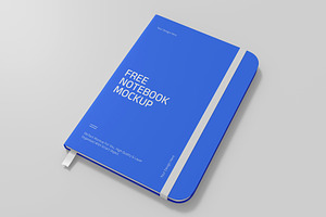 Notebook Mockup with Elastic Band, a Product Mockup by graphypix