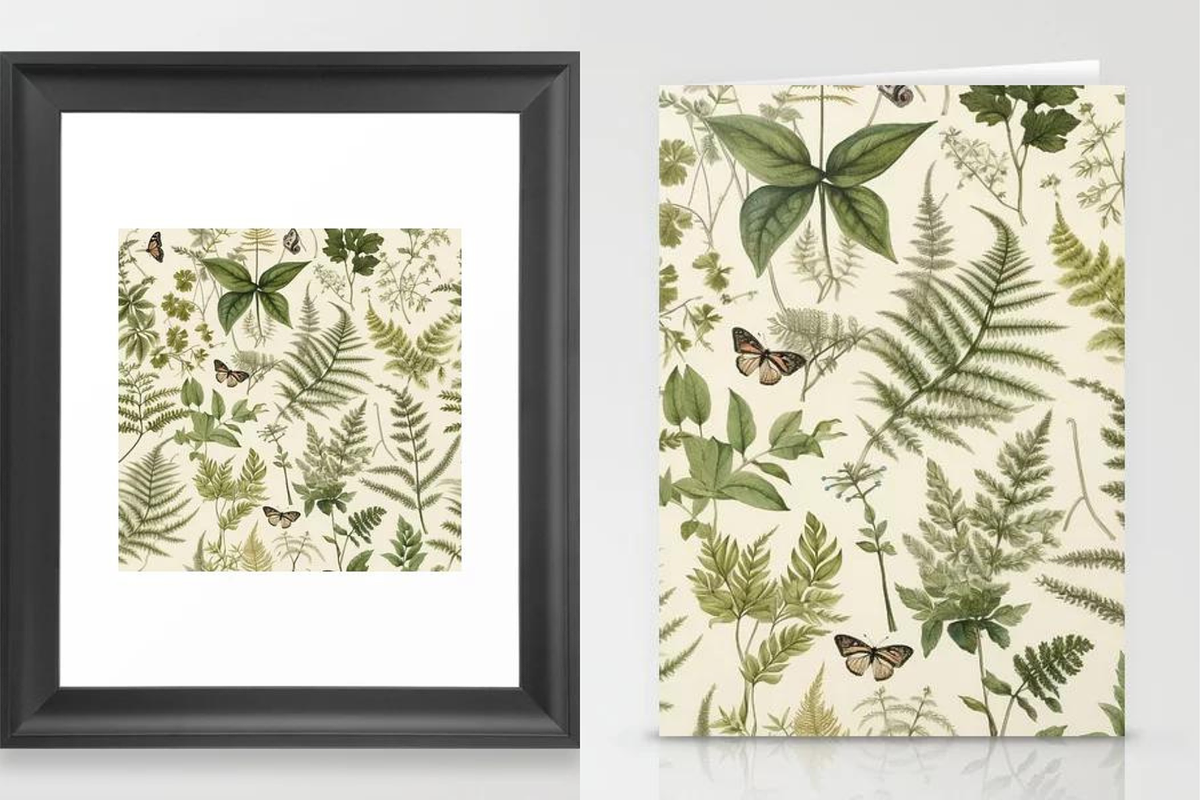 Botanical Ferns Seamless Pattern, a Pattern Graphic by Pattern Pulse (Photo 4 of 5)