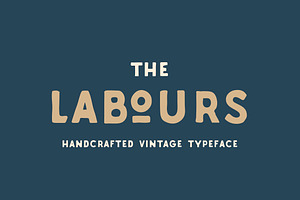 Labours Handcrafted Typeface