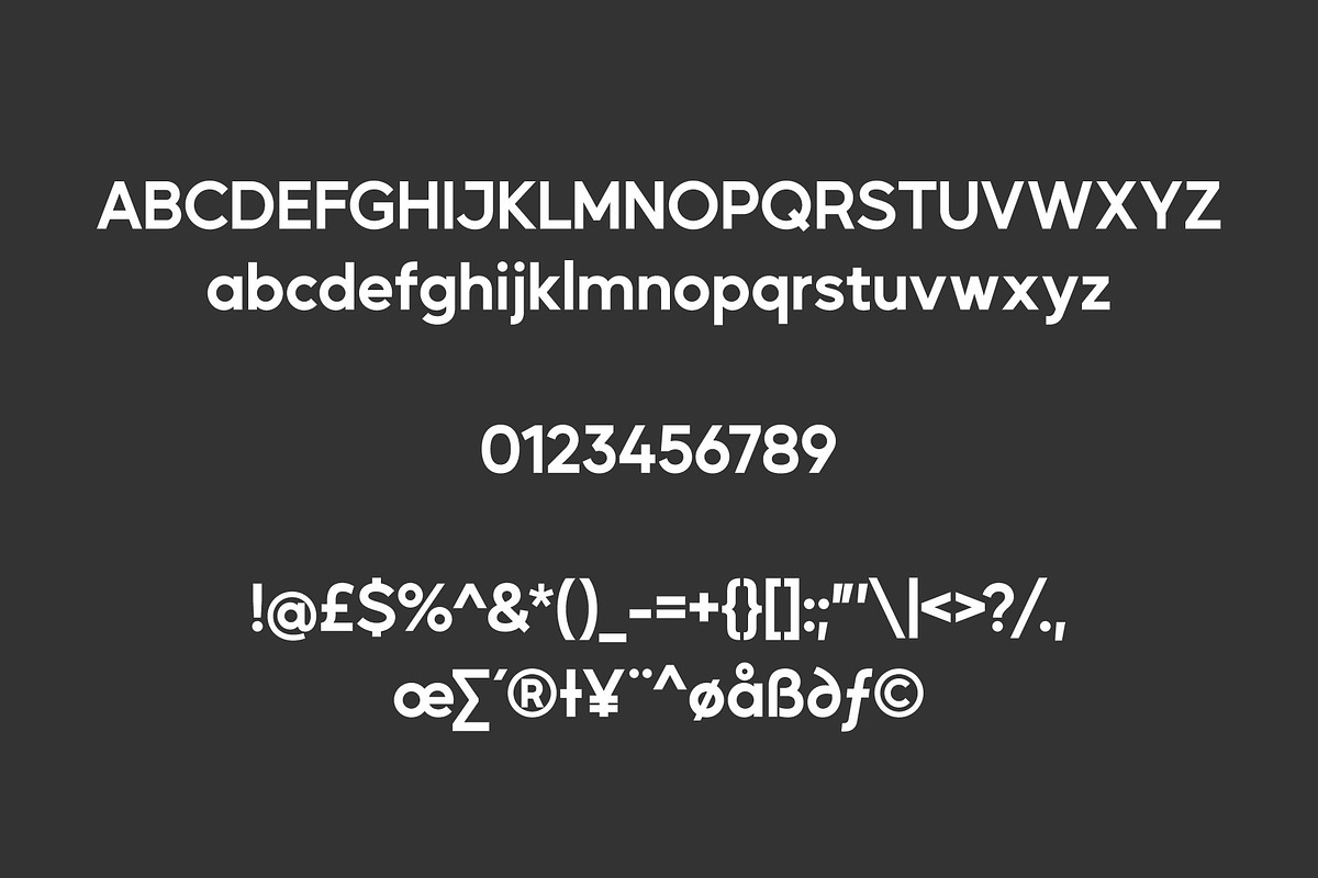 October | Modern Sans Serif Font, a Sans Serif Font by Supersimbo © (Photo 6 of 9)