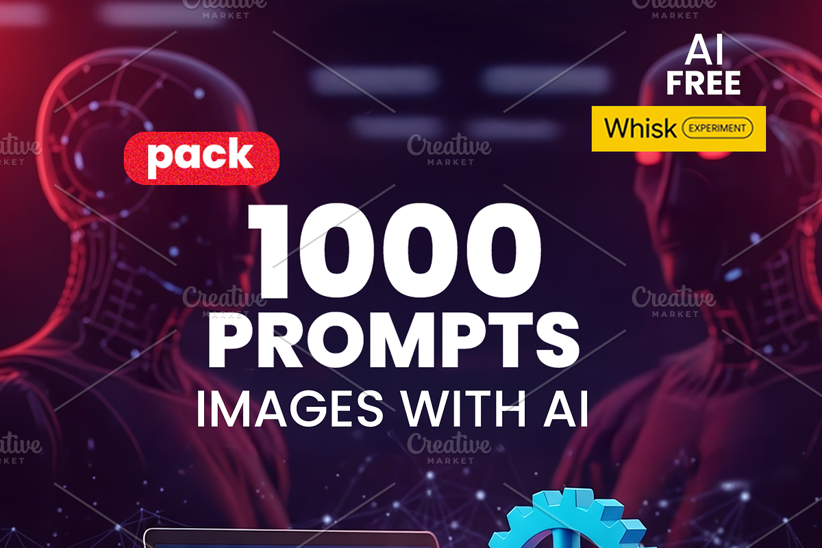 1000 AI Prompts Pack, an Arts & Entertainment Photo by KendryMena (Photo 1 of 5)