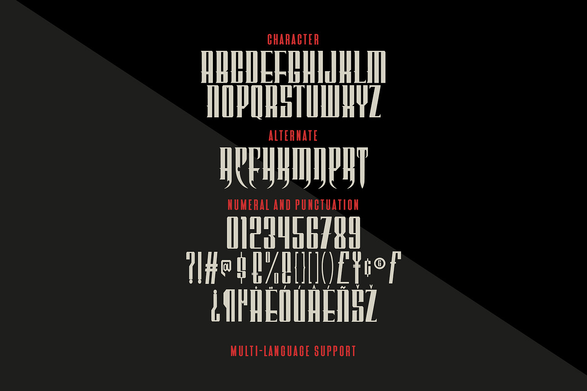 Perrownt Bold Modern Blackletter, a Blackletter Font by Maulana Creative (Photo 5 of 7)
