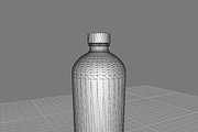 Boston Round Glass Bottle 16oz, an Object 3D Model by ashleycam3ron (Thumbnail 5 of 5)