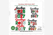 Goodbye 2026 Hello 2027 Christmas, an Emoji Icon by Tanya Kart (Thumbnail 10 of 10)