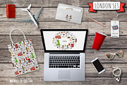 63 London color hand drawn symbols!, a Graphic by Natasha-Pankina.com (Thumbnail 2 of 5)