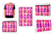 Tie dye shibori watercolor patterns, a Pattern Graphic by SketchArtStudio (Thumbnail 13 of 14)