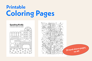 Speaking Kindly Coloring Pages