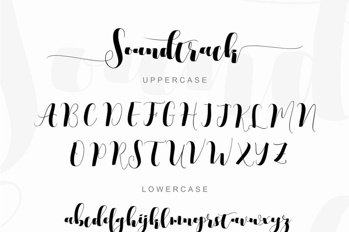 Soundtrack Font Duo preview 7