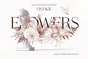 Vintage Flowers Collection