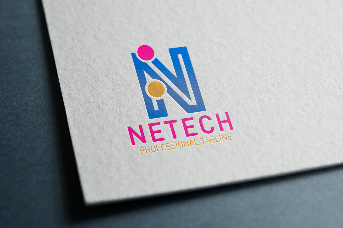 Letter N Tech Logo, a Branding & Logo Template by essegraphic