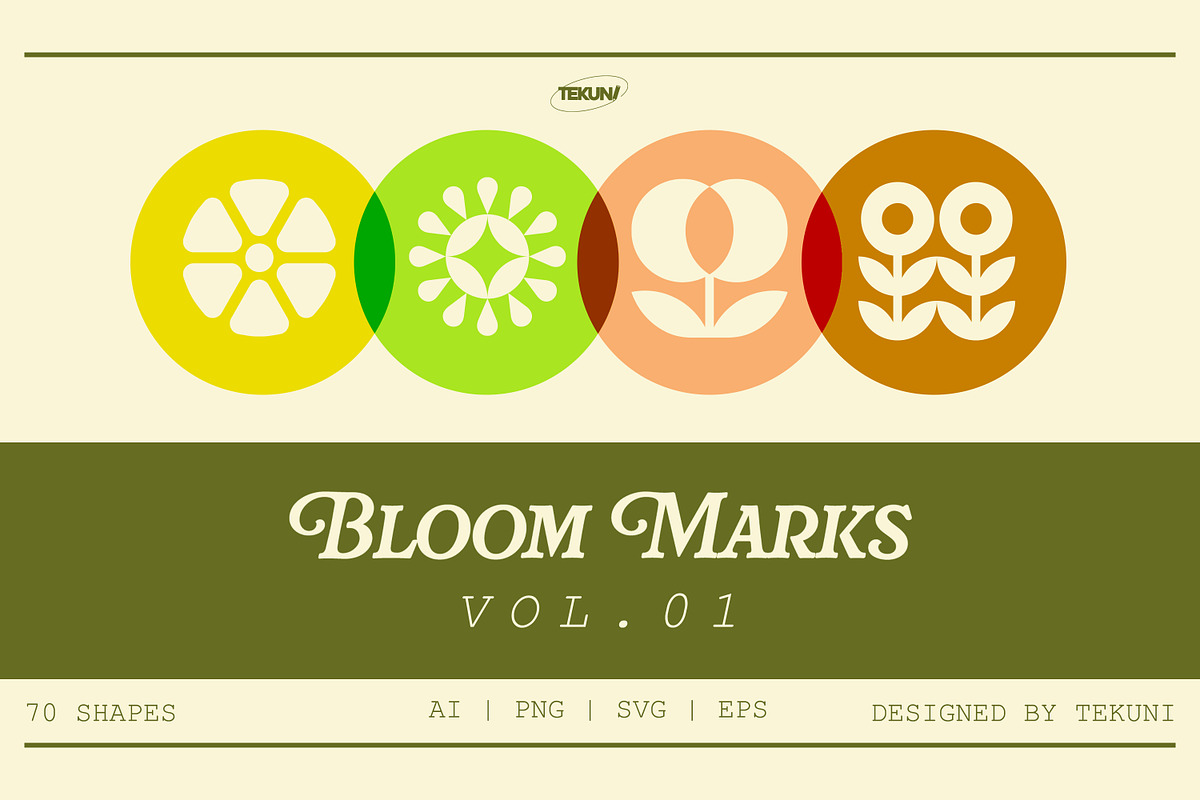 Bloom Marks Vol 1, a Solid Icon by Tekuni (Photo 1 of 13)