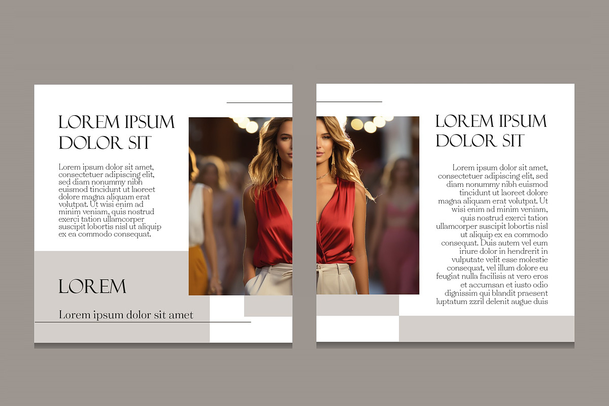 Fashion Lookbook Carousel Templates, a Templates & Theme by studiogstock (Photo 4 of 4)