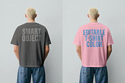T-Shirt Back Mockup PSD - Male Model, a Shirt Mockup by Rymden_Fl (Thumbnail 3 of 5)