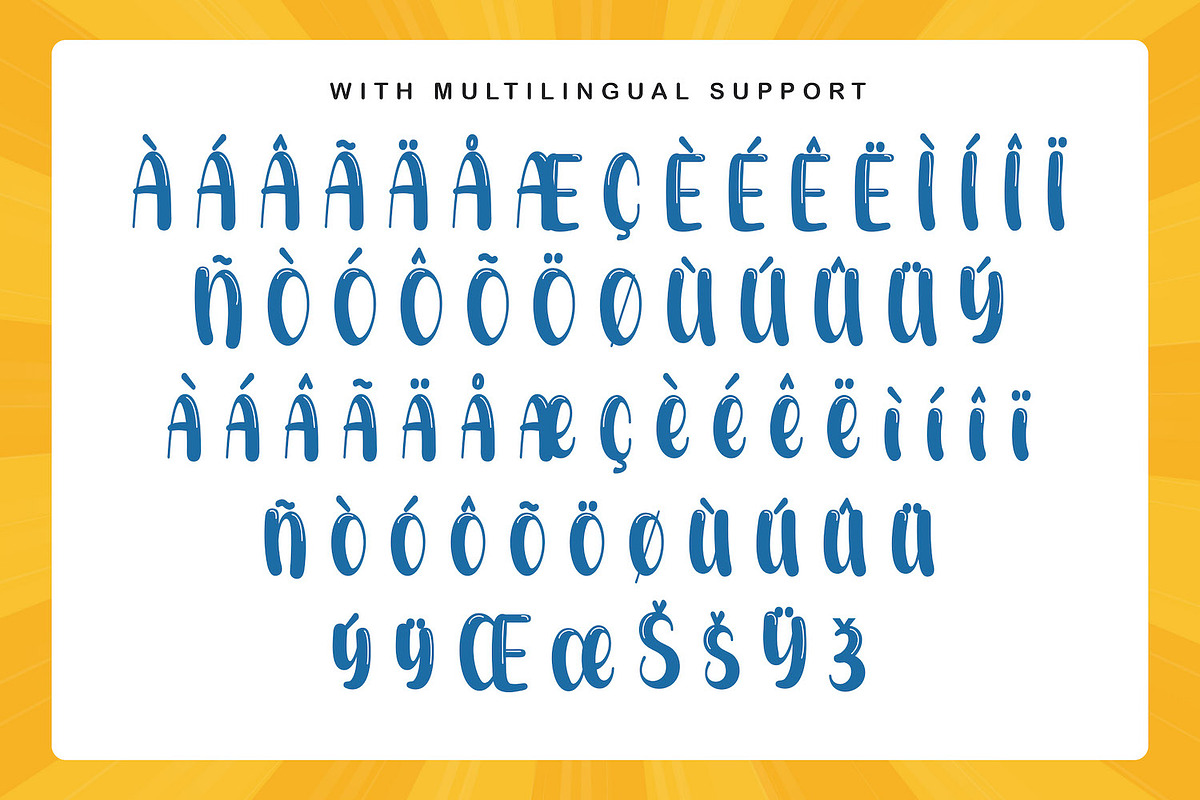 Bubble Shine - Playful Display Font, a Handwritten Font by StringLabs (Photo 10 of 12)