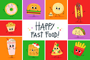 Fast food cuties :), a Food Illustration by Zhe Vasylieva (Thumbnail 1 of 3)