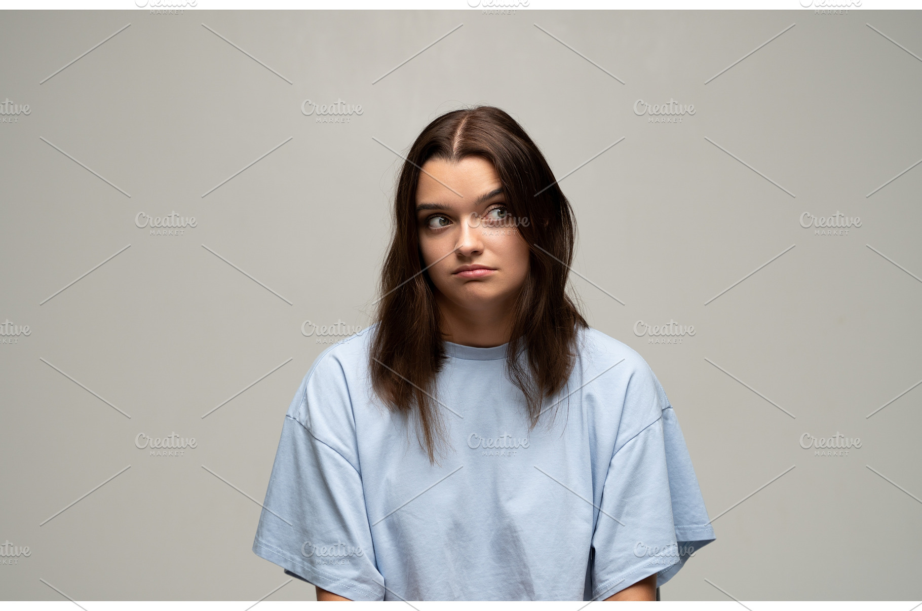 Young woman looking away with a, a Person Photo by volodymyrshtun13795