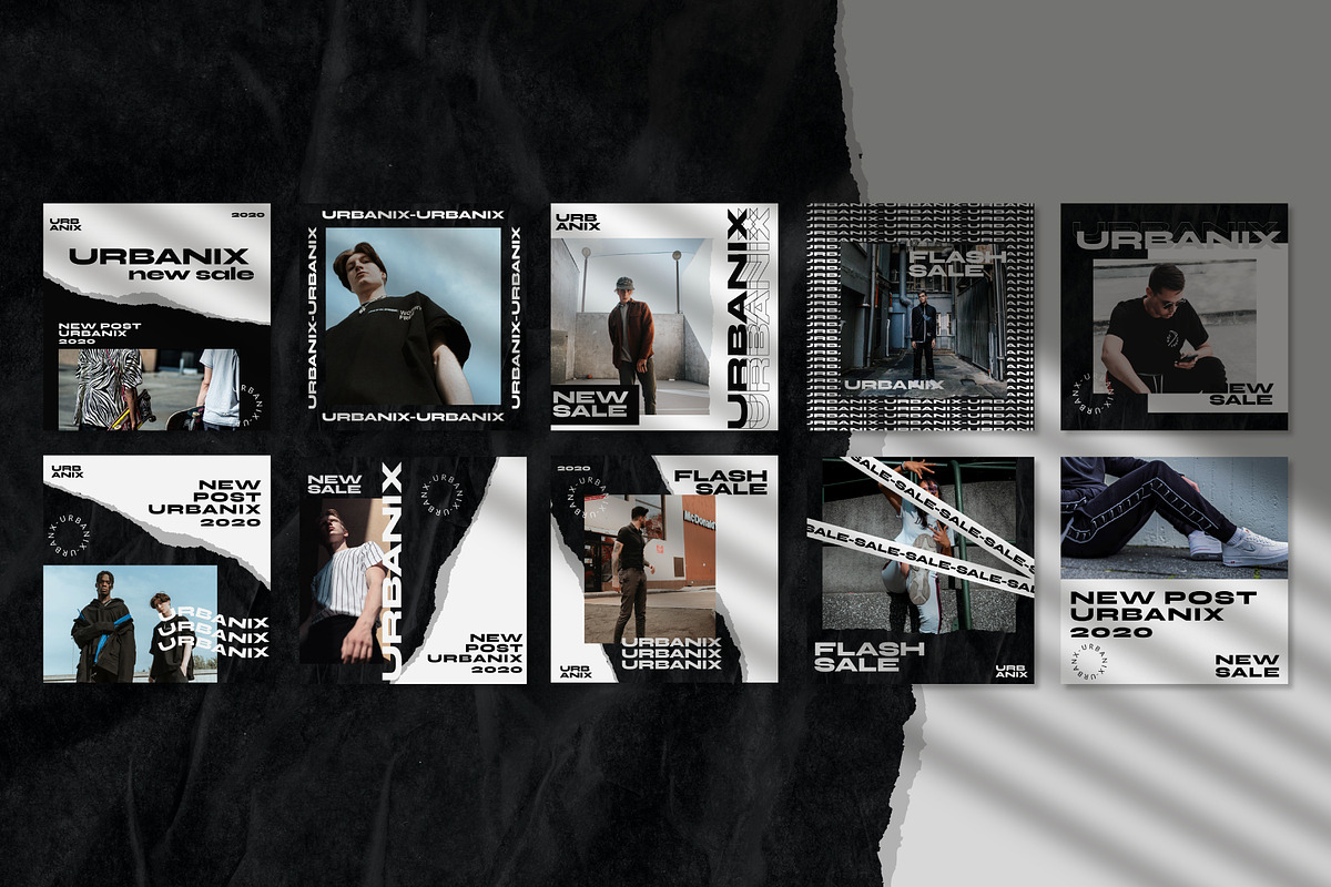 Urbanix 60 Instagram Post Template, a Social Media Template by Compaq_Creative (Photo 5 of 8)
