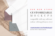 Card Mockup 5x7 Customizable 8e, a Product Mockup by PawMockups (Thumbnail 9 of 10)