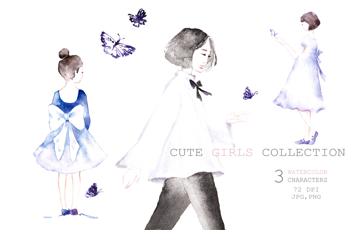 Butterflies, a Person Illustration by Knysh Ksenya (Photo 3 of 9)