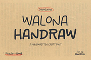 Walona Handraw, a Handwritten Font by Ideal Eksis (Thumbnail 1 of 5)