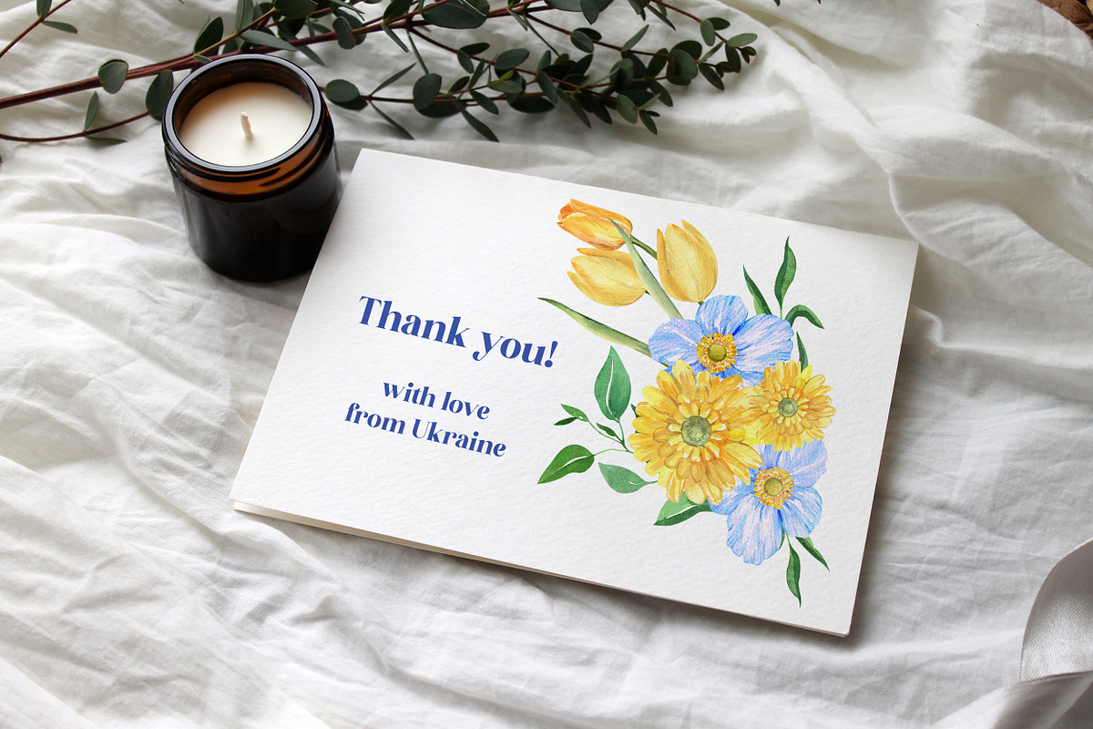 Freedom Flowers Support Ukraine, a Decorative Illustration by Catch the Dream Art (Photo 13 of 13)
