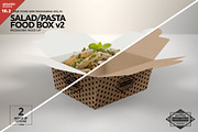 Salad Food Box v2 Packaging Mockup, a Product Mockup by INCDesign (Thumbnail 1 of 7)