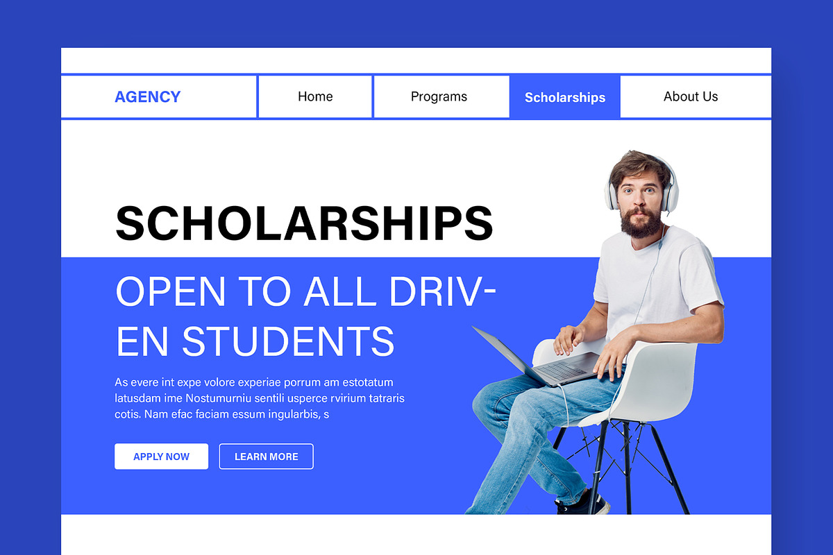 Scholarship Program Email Newsletter, an Email Template by ContestDesign (Photo 2 of 6)