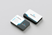 Simple decent business card 3 Colors, a Business Card Template by Bilawal Samoon (Thumbnail 2 of 4)