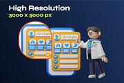 Online Medical 3D Character, a Characters & Person 3D Model by orenjidesign (Thumbnail 3 of 8)