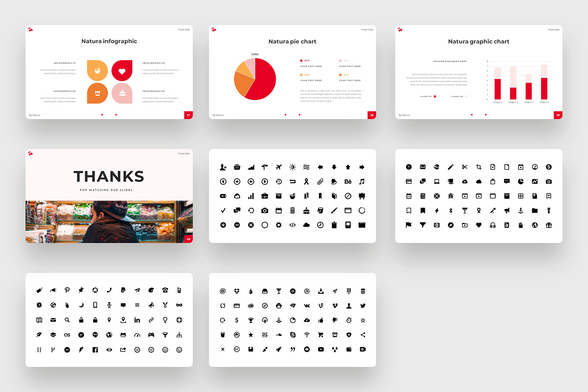 Natura - Healthy Food Keynote, a Presentation Template by BeadyLab (Photo 6 of 6)