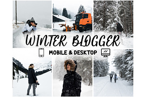 10 Winter Blogger Lightroom Presets