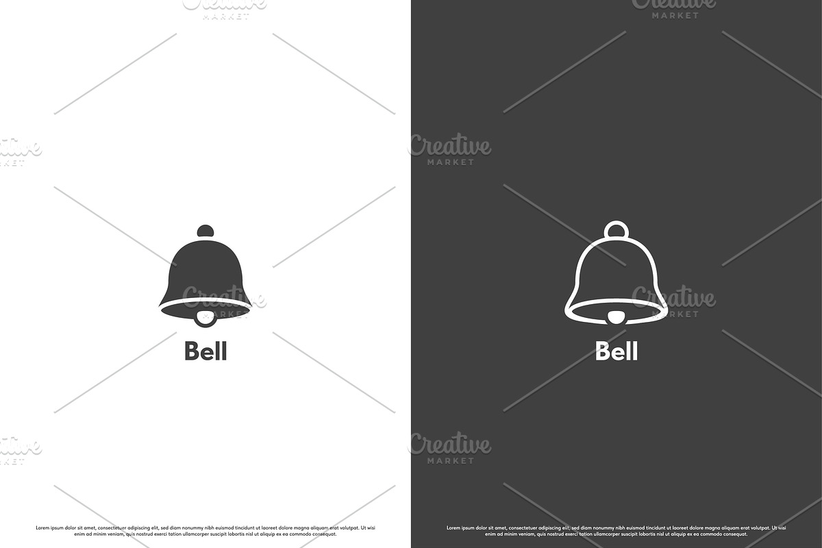 Bell Decor Logo Design Illustration, a Branding & Logo Template by Morvana Crew