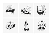 Vehicle Illustration Art Set, a Transportation Illustration by Vectors Market (Thumbnail 7 of 9)