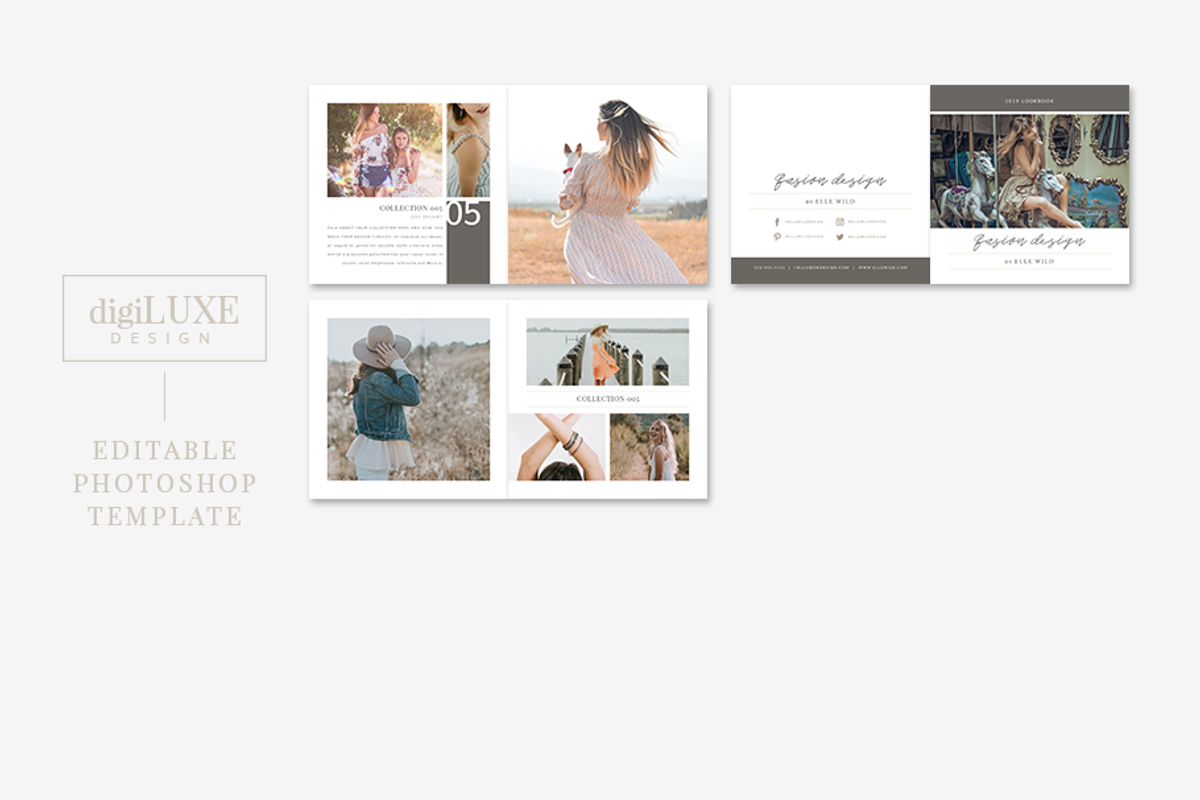 Modern Fashion Design Lookbook, a Magazine Template by Digiluxe (Photo 5 of 5)