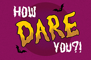 Weird Thorny - Spooky Horror Font, a Handwritten Font by Pandeka Studio (Thumbnail 8 of 12)