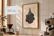 Linocut Kitchen | Poster Builder, an Object Graphic by KetteCreate (Thumbnail 8 of 16)