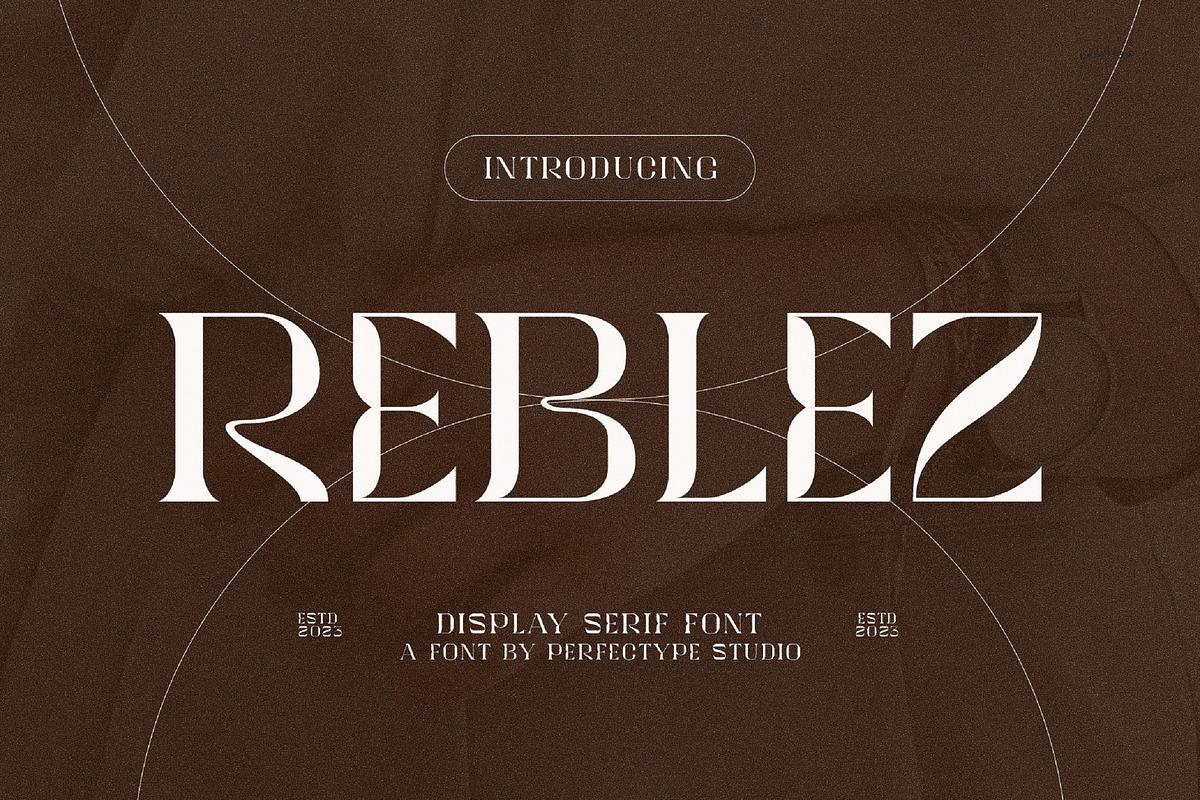 Reblez Elegant Serif Font Typeface, a Serif Font by Perfectype