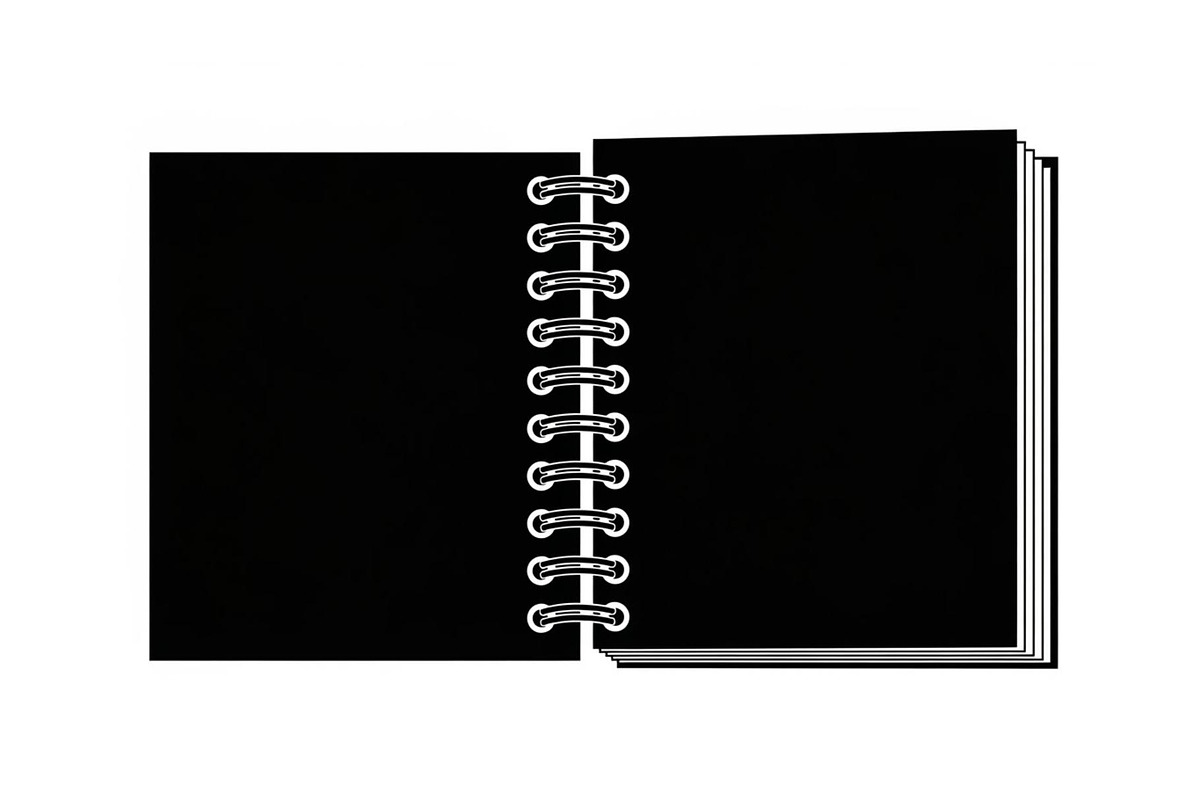 Spiral notebook school silhouette, a Graphic by musafir_fashion (Photo 4 of 10)
