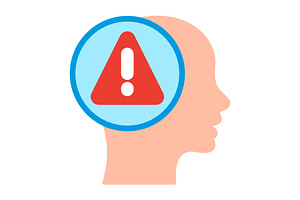Mental Health Flat Icon, a Duotone Icon by Pexelpy