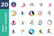 20 Logo Sport Template Bundle, a Branding & Logo Template by Acongraphic (Thumbnail 1 of 21)